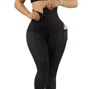 Sexy Corset Legging With Pocket ⚫️🍑